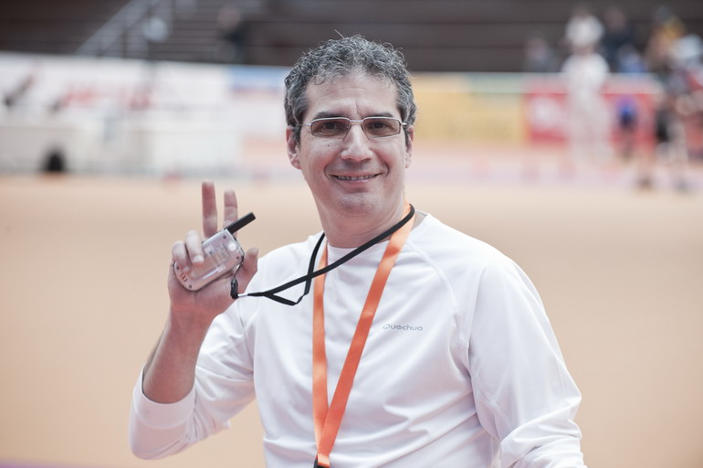 Maurizio bei der Arbeit