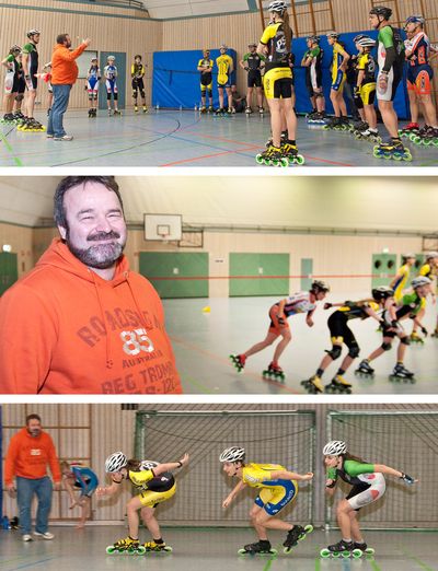 Gemeinsames Training in Bernhausen