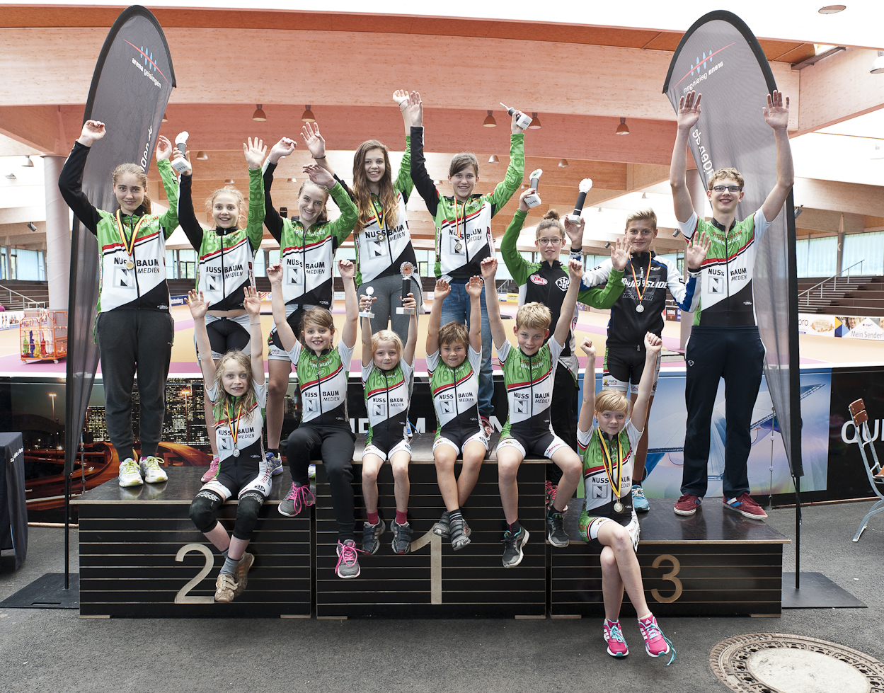 Erfolgreiche Speed-Skater vom TSV Bernhausen